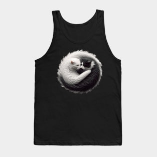 Cats Yin and Yang Tank Top